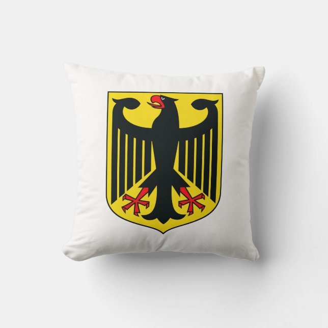 Coat of arms of Germany Throw Pillow (Front)