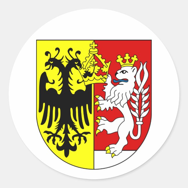 Coat of Arms of Görlitz, Germany Classic Round Sticker (Front)