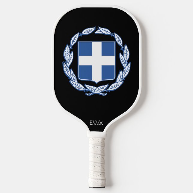 Coat of arms of Greece Pickleball Paddle (Front)
