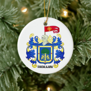 Coat of Arms of Guadalajara, Mexico Ceramic Orname Ceramic Ornament