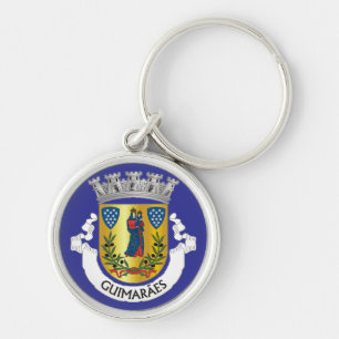Coat of Arms of Guimarães, Portugal Keychain