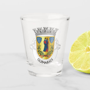 Coat of Arms of Guimarães, Portugal Shot Glass