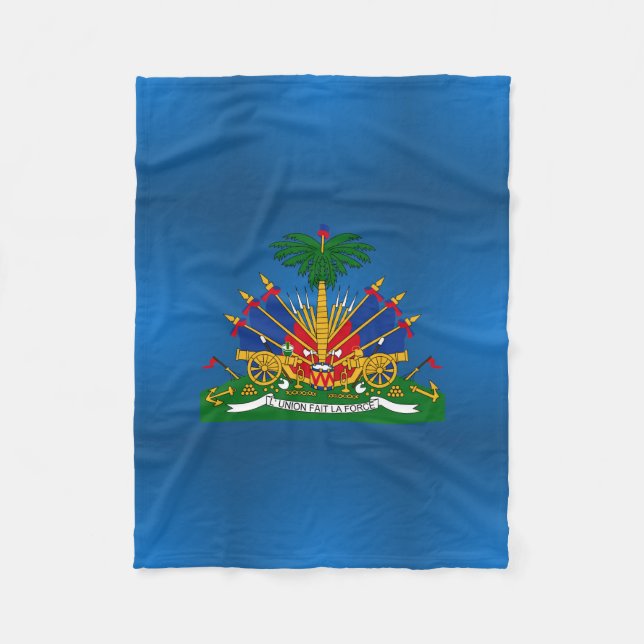 Coat of arms of Haiti Fleece Blanket (Front)