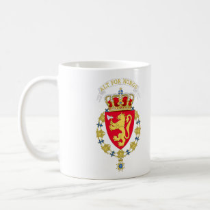 Coat Of Arms Of Harald V, King Of Norway Coffee Mug