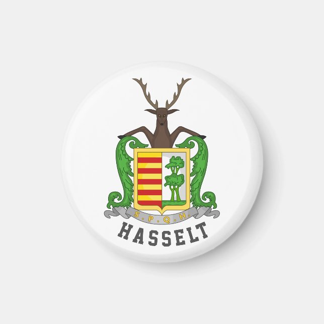 Coat of Arms of Hasselt, Belgium Magnet (Front)