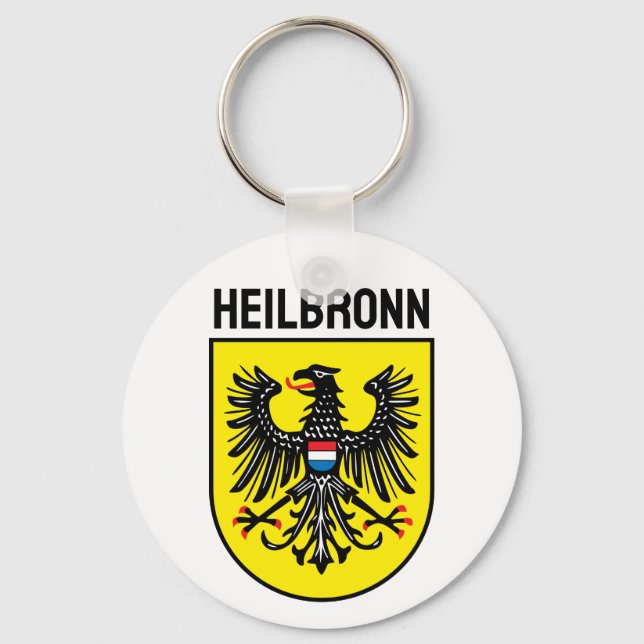 Coat of Arms of Heilbronn, Germany Keychain (Front)