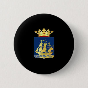 Coat of arms of IJlst 2 Inch Round Button