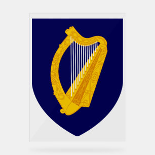Coat of arms of Ireland Acrylic Sign