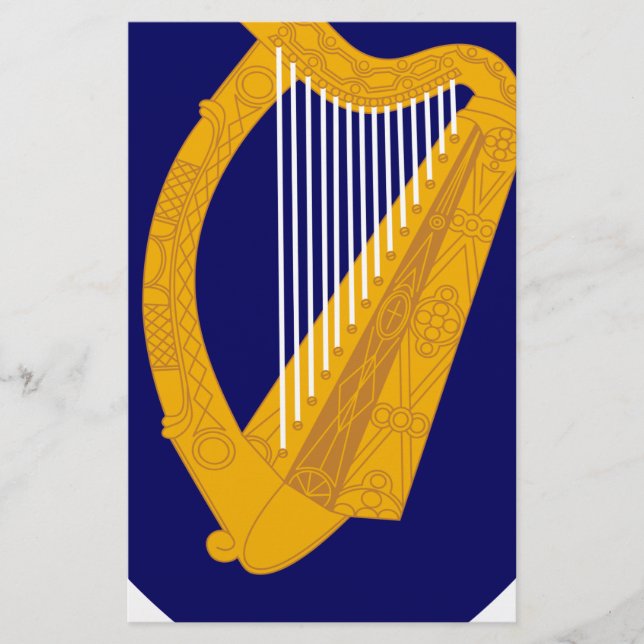 Coat of arms of Ireland - Irish Emblem Stationery (Front)