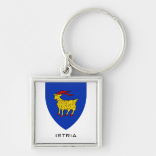 Coat of Arms of Istria Adriatic Legacy Keychain