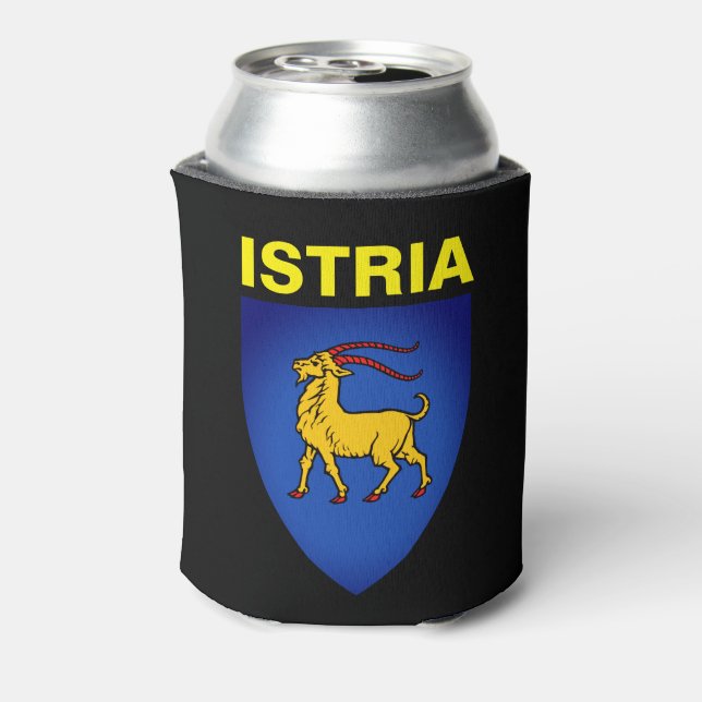 Coat of Arms of Istria Can Cooler (Can Back)