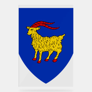 Coat of arms of Istria in Croatia Acrylic Sign
