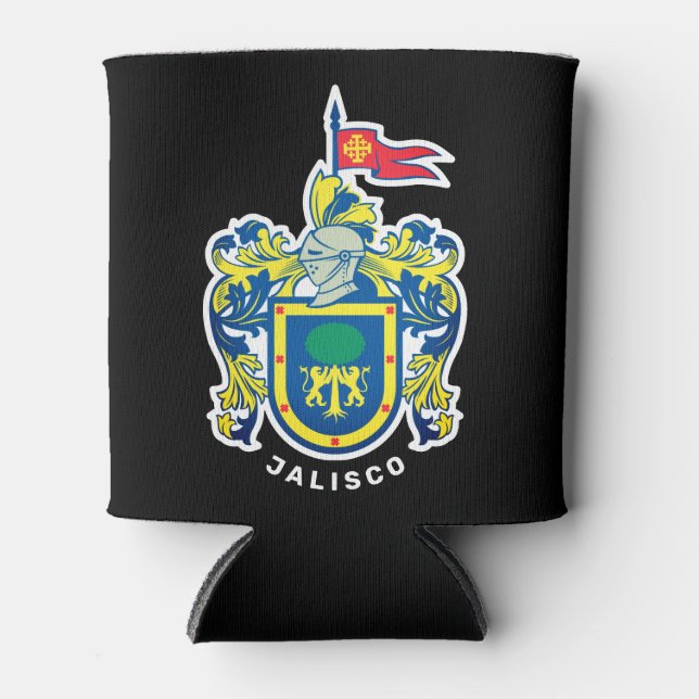 Coat of Arms of Jalisco, Mexico Can Cooler (Front)