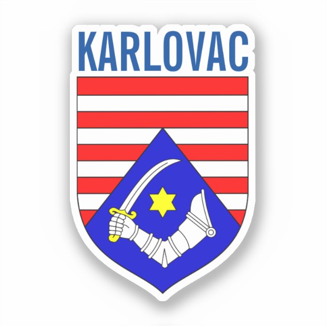 Coat of Arms of Karlovac County, Croatia (Front)