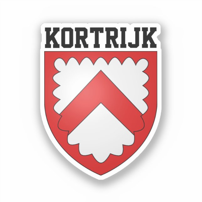 Coat of arms of Kortrijk, Belgium (Front)