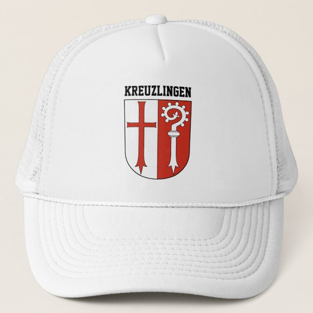 Coat of Arms of Kreuzlingen, Switzerland Trucker Hat (Front)