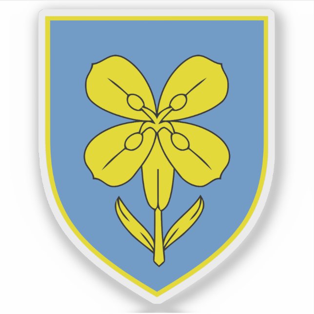 Coat of arms of Lika-Senj county, Croatia (Front)