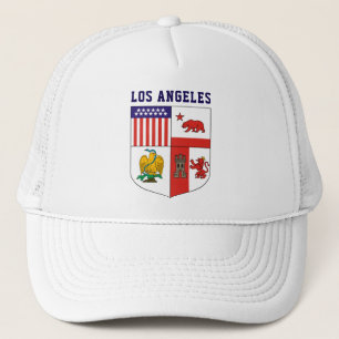 Coat of Arms of Los Angeles - pocket Trucker Hat