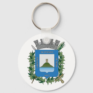 Coat of Arms of Montevideo, Uruguay Keychain
