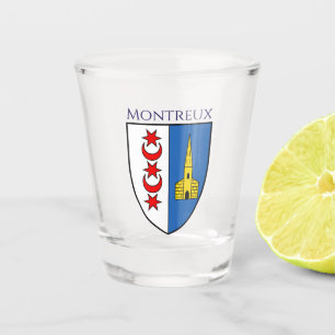 Coat of arms of Montreux, Switzerland Shot Glass