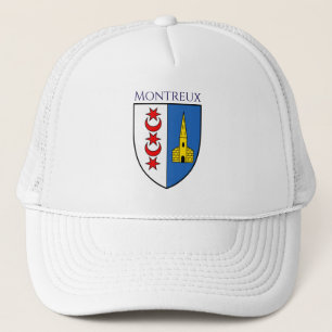 Coat of arms of Montreux, Switzerland Trucker Hat