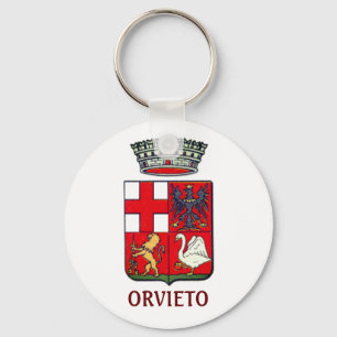 Coat of Arms of Orvieto, Italy Keychain