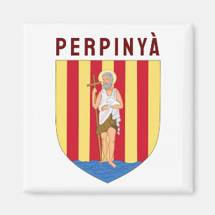 Coat of Arms of Perpignan, FRANCE Magnet