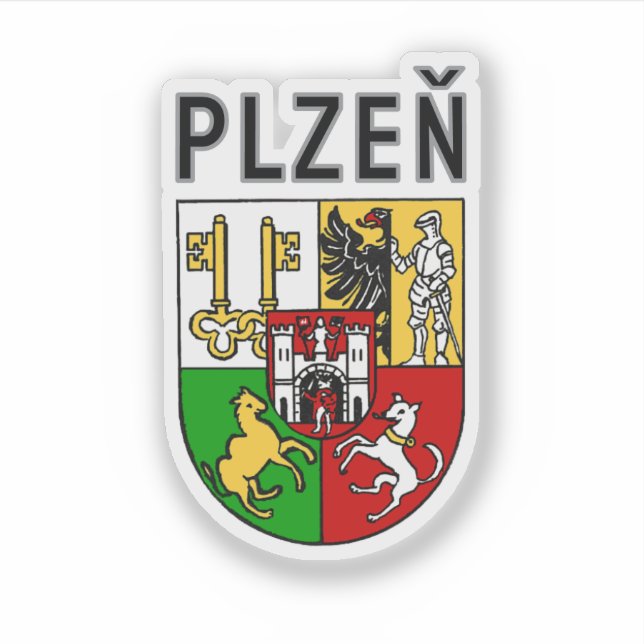 Coat of Arms of Plzeň, Czech Republic (Front)