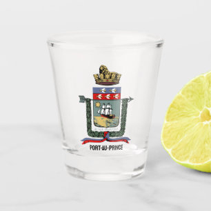 Coat of Arms of Port-au-Prince, HAITI Shot Glass