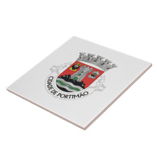Coat of Arms of Portimão, PORTUGAL Tile