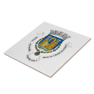 Coat of Arms of Porto, PORTUGAL Tile