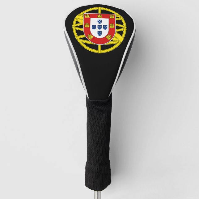 Coat of Arms of Portugal (Lesser coa) Golf Head Co Golf Head Cover (Front)