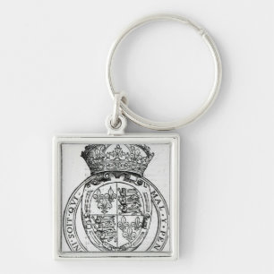 Coat of Arms of Queen Elizabeth I Keychain