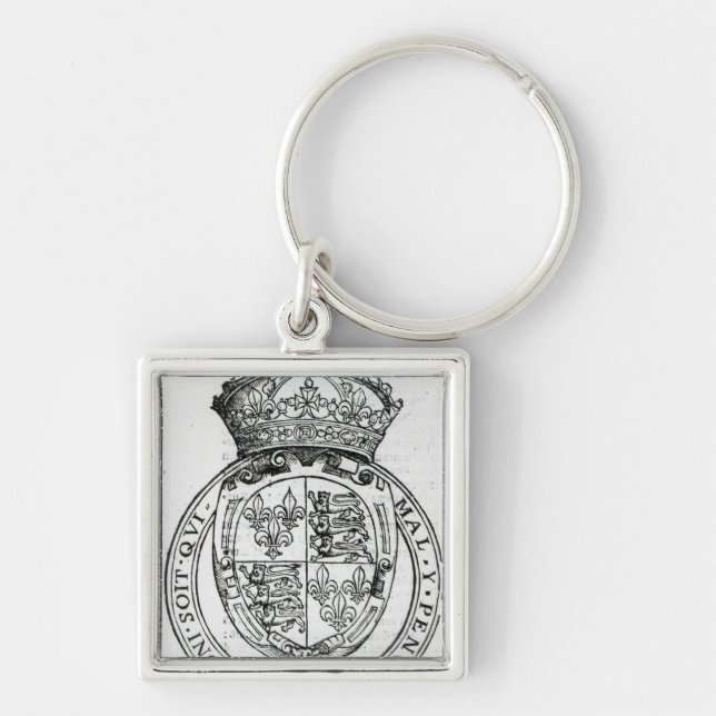 Coat of Arms of Queen Elizabeth I Keychain (Front)