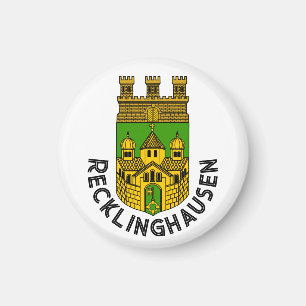 Coat of Arms of Recklinghausen, Germany Magnet
