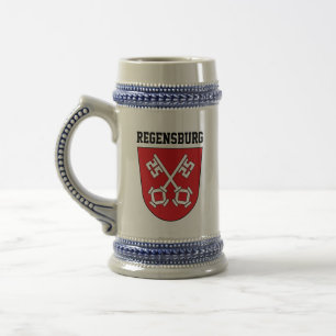 Coat of Arms of Regensburg, Germany Beer Stein
