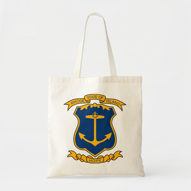 Coat of arms of Rhode Island Tote Bag (Front)