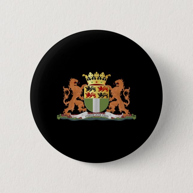 Coat of arms of Rotterdam 2 Inch Round Button (Front)