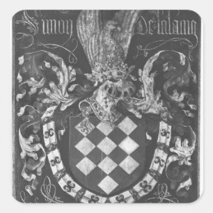 Coat of Arms of Simon de Lalaing Square Sticker