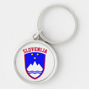 Coat of Arms of SLOVENIA Keychain