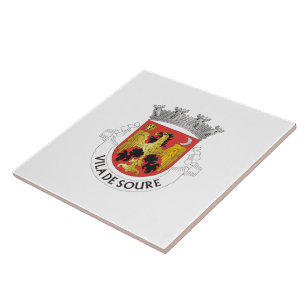 Coat of Arms of Soure, Portugal Tile