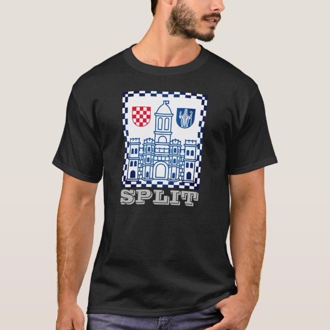 Coat of Arms of Split, Croatia T-Shirt (Front)