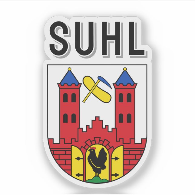 Coat of Arms of Suhl, Germany (Front)
