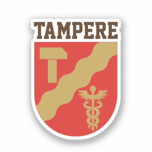 Coat of Arms of Tampere, Finland (Front)