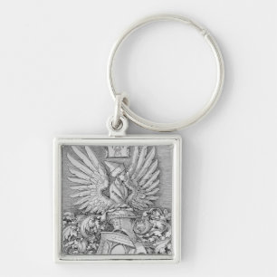 Coat of Arms of the Durer Family Keychain