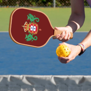 Coat of Arms of the Kingdom of Portugal 1640-1910 Pickleball Paddle