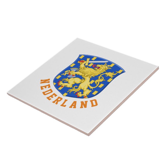 Coat of arms of the Netherlands Tile (Side)