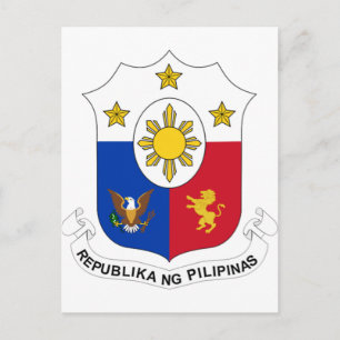 Coat of Arms of the Philippines Postcard