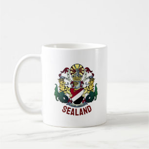 Coat of Arms of the Principality of Sealand Coffee Mug