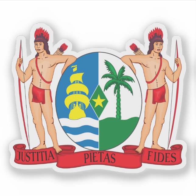 Coat of arms of the Republic of Suriname (Front)